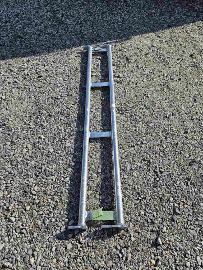 Kortbom 120cm galv beg