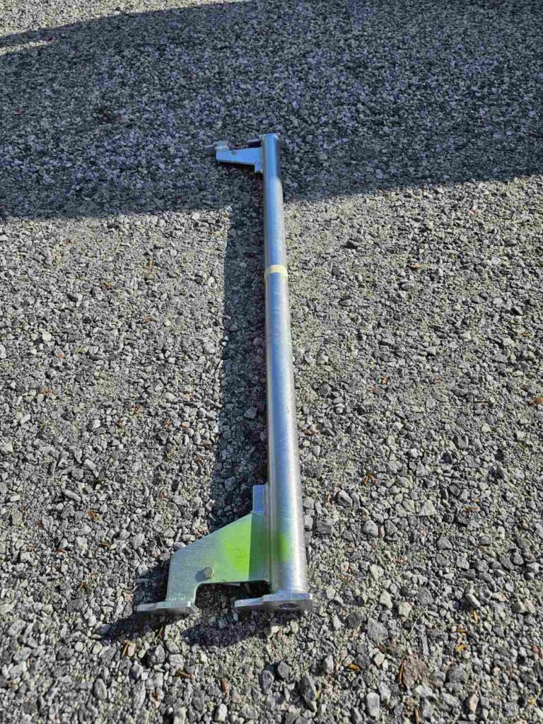 Enrörsbalk 120cm galv beg