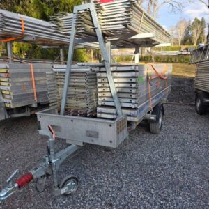 Ställningstrailer med 120m2 Ramställning Aluminium